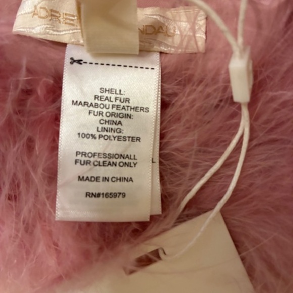 Adrienne Landau Pink marabou feather bucket hat main image 4